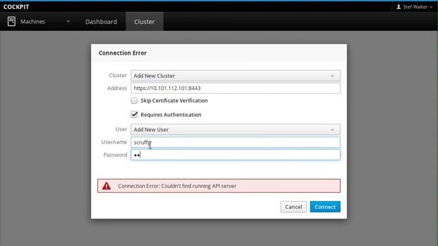 Kubernetes Connection Settings