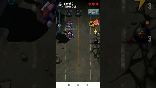 zombie Smasher Game Play level 2 walkthrough android