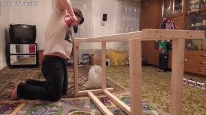 Детская кроватка своими руками из дерева