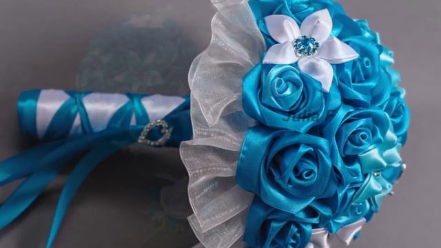 Букеты из атласных лент от Юлии Фроловой смотреть онлайн