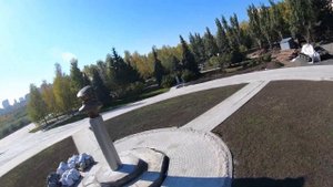 Парк Победы г. Кемерово во время реконструкции 2022год.