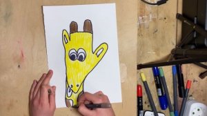 Рисуем животных с помощью ладошки (для детей 4-6 лет).