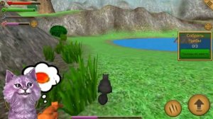 СИМУЛЯТОР БЕЛКИ #6 ПОБЕДИЛИ ВОЛКА и БЕЛЬЧОНОК УШЁЛ говорящая КОШКА ЛАНА играет