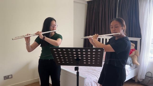 Greensleeves Flute Duet, arr. by A. Miyamoto смотреть онлайн