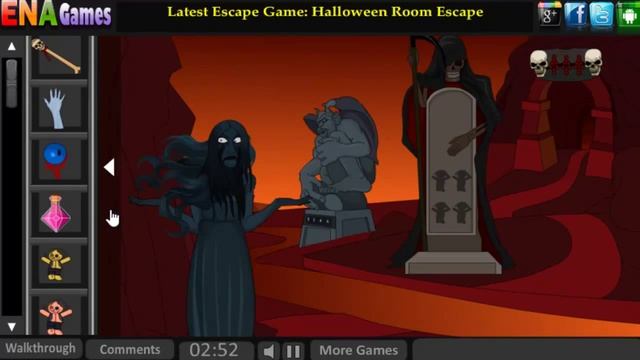 Escape From Halloween Hell (Walkthrough) смотреть онлайн
