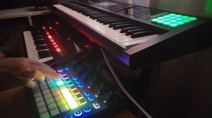 Roland FA 06 & Roland JD-XI & Novation circuit - Habanya Tarb