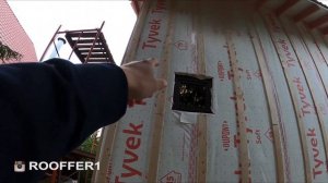 Утеплили каркасный дом.  Обрешетка под кедрал.