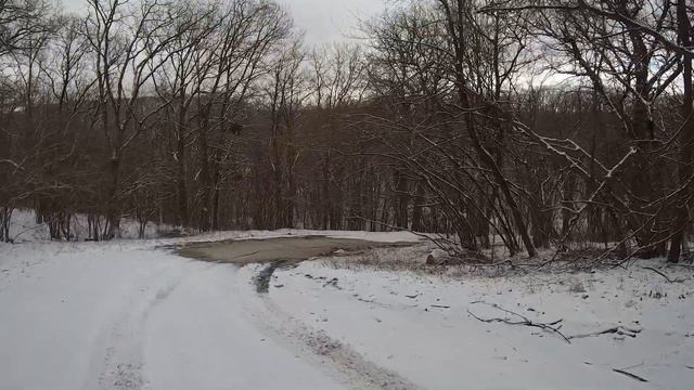КРЫМ..Дороги..Красивая дорога на Балановское водохранилище. Белогорский район. 04.02.2024