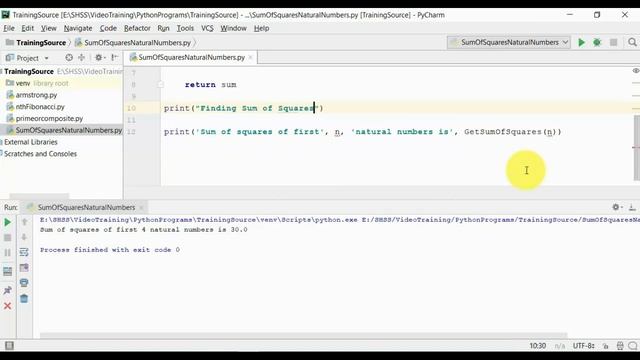 #4 Sum Of First N Natural Numbers || Python Programs In Tamil