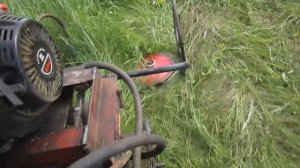 Сенокос 2017. Косим на самодельном минитракторе(на базе АГРО).