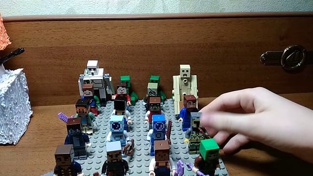 Моя коллекция Лего человечков MINECRAFT смотреть онлайн