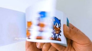 Sonic and Tails Dance Meme Flipbook Animation