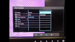 [BenQ FAQ] LCD monitor_How to turn on PC Audio for LCD BL2710PT