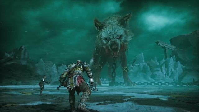 God of War: Ragnarok [Рагнарёк] ➤ Прохождение [4K] — Часть 20: Волк Великан Гарм