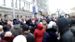 26 02 2014 Харьков Поднятие флага России вместо флага ЕС