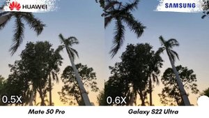 Samsung Galaxy S22 Ultra vs Huawei Mate 50 Pro | 100X Zoom Battle