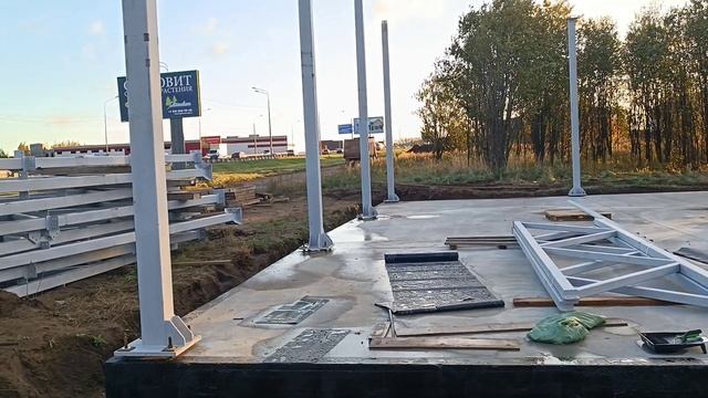 9 ангаров из сэндвич панелей