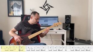 Pink Floyd - Time (Bass Cover with tabs)