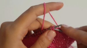 Ложная коса спицами, простой красивый узор/ Уроки вязания/ Мастер-класс