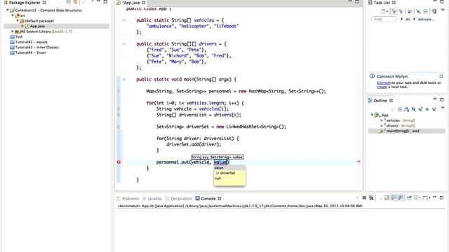Complex Data Structures: Java Collections Framework Tutorial Part 13