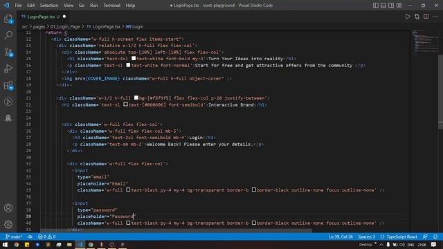 Login Page UI - Speed code - reactjs | tailwindcss смотреть онлайн