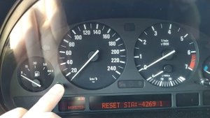Сброс сервисного интервала на BMW E39