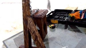 Уличный фонарь из дерева своими руками