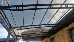 Навесы в Краснодаре из монолитного поликарбоната