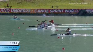 K1 Juniors Men 500m Final A / 2023 ICF Canoe-Kayak Sprint World Championships Auronzo Italy