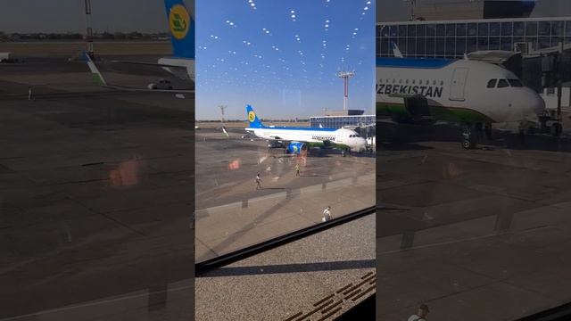 Аэропорт Ташкент из внутри зал ожидании. 31.07.2022 смотреть онлайн