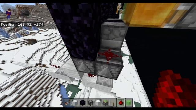 3x3 Flush Hidden Portal (Minecraft Bedrock 1.19) смотреть онлайн