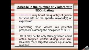 High Return on Investment with SEO Hosting