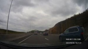 Driving in Murmansk region: Мурманск - Молочный 06/06/2023 (timelapse 4x)