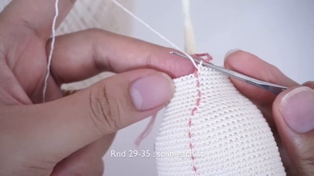 Crochet doll body tutorial ( body )