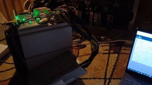 Antminer Z15 - Первый запуск асик майнера на балконе