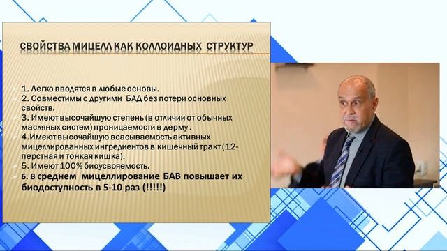 Micelline. У.У Ахсянов выступление о перспективах компании Micelline