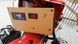 Повышаю ток зарядки на тяжелом мотоблоке.