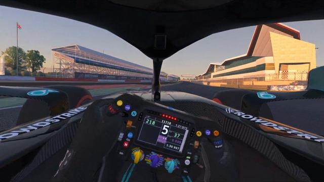 Assetto Corsa  Sunset  Silverstone in the Mercedes-AMG Petronas F1 W11