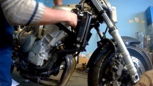 Yamaha FZ 6 (fazer) Регулировка клапанов и синхронизация часть 2