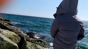 Рыбалка в Одессе. Весенняя ловля бычка на вареную креветку в Черном море/Fishing in Odessa