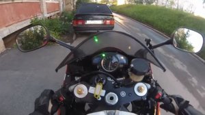 Реакция детей на мотоцикл!