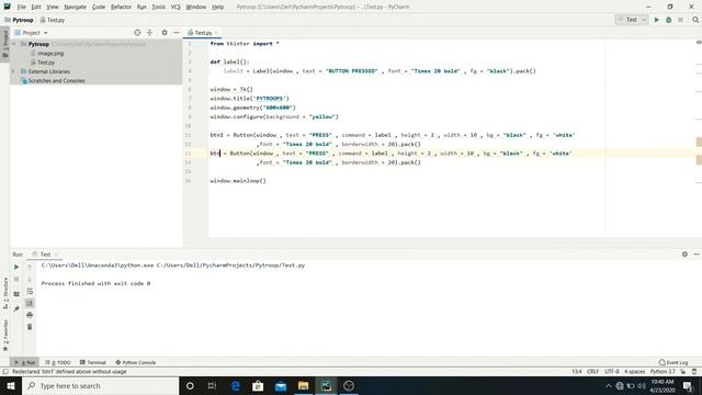 Style Tkinter Button & Add an Image on Button  [2020] | Python GUI Using Tkinter | Ep 02