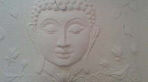 Buddha head wall embossing designs part 1