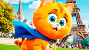 Супергеройская миссия: Котёнок Корделл и Борис Свин спасают город!