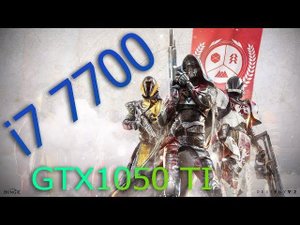 i7 7700 Destiny 2 1050ti на максимальных настройках, Fxaa