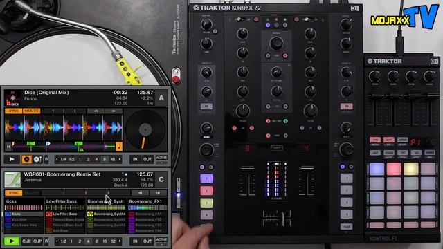 Native Instruments Traktor Kontrol Z2 DJ Mixer Walkthrough & Demo