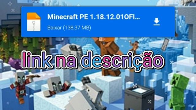 ⭐MINECRAFT PE - 1.18.12.01 OFICIAL DOWNLOAD - CORREÇÃO DE BUGS смотреть онлайн