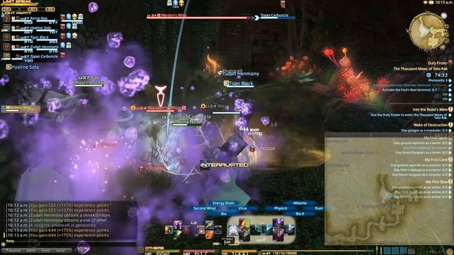 FFXIV ARR - Main Quest Lv 24 - Into the Beast's Maw 03 (Dungeon: The Thousand Maws of Toto-Rak)