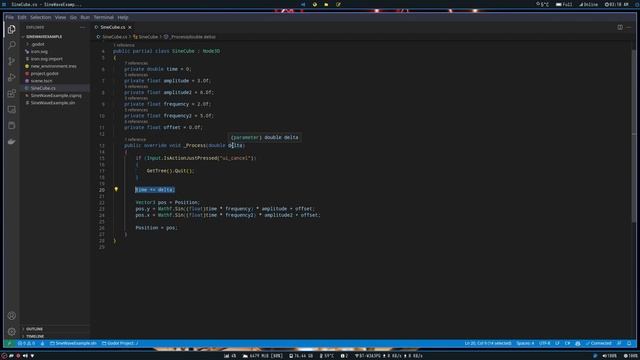 Godot Tips and Tricks: Using Sine Waves for Dynamic Movement