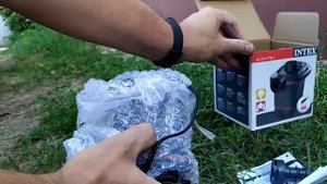 Насос электрический INTEX Quick-Fill 12В 66636 Видеоотзыв (обзор) Евгения